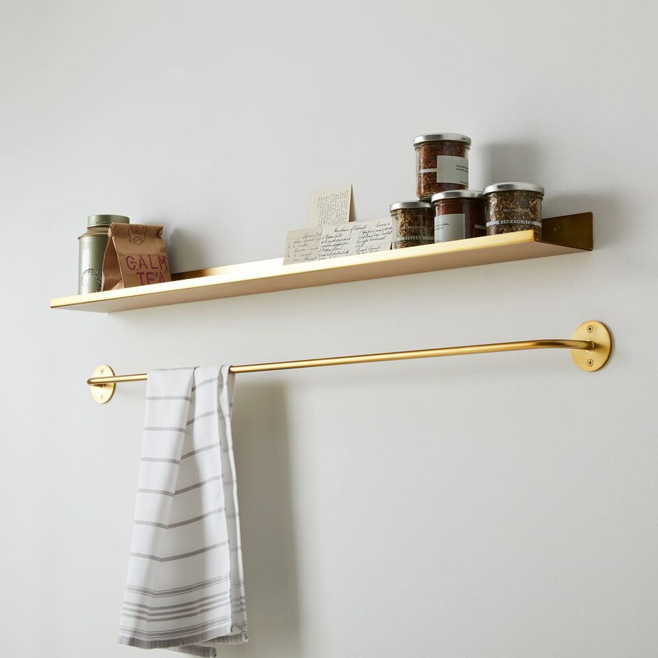 Finn Metal Shelf & Rail West Elm UK